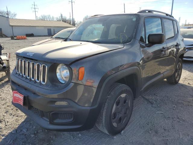 ZACCJBAB1JPH45048 - 2018 JEEP RENEGADE S CHARCOAL photo 2