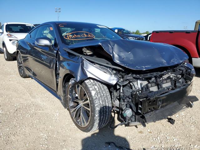 JN1EV7EK5JM342258 - 2018 INFINITI Q60 LUXE 3 GRAY photo 1