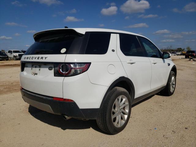 SALCR2BGXGH582766 - 2016 LAND ROVER DISCOVERY WHITE photo 4