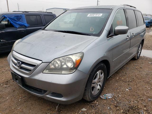 5FNRL38486B109114 - 2006 HONDA ODYSSEY EX SILVER photo 2