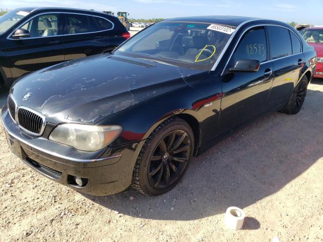 WBAHN83507DT75977 - 2007 BMW 750 BLACK photo 2