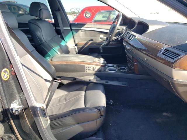 WBAHN83507DT75977 - 2007 BMW 750 BLACK photo 5