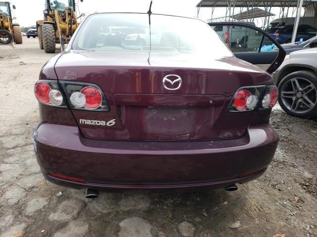 1YVHP80C985M43926 - 2008 MAZDA 6 I BURGUNDY photo 6