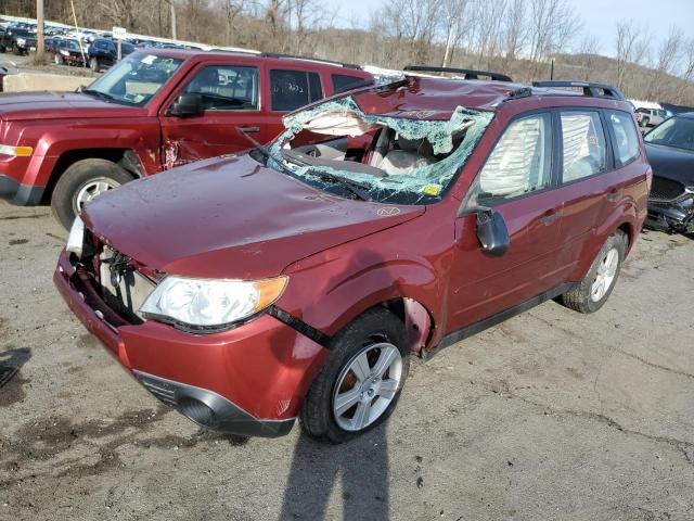 JF2SH6BC5AH916589 - 2010 SUBARU FORESTER X RED photo 1