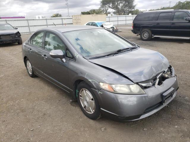 JHMFA36239S007848 - 2009 HONDA CIVIC HYBR GRAY photo 1