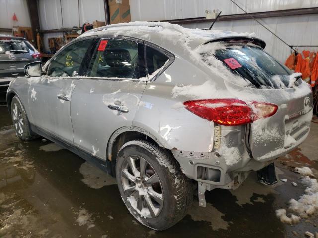 JNKAJ09F38M355725 - 2008 INFINITI EX35 BASE SILVER photo 3