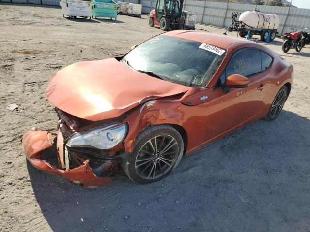 JF1ZNAA18D1716513 - 2013 TOYOTA SCION FR-S ORANGE photo 2