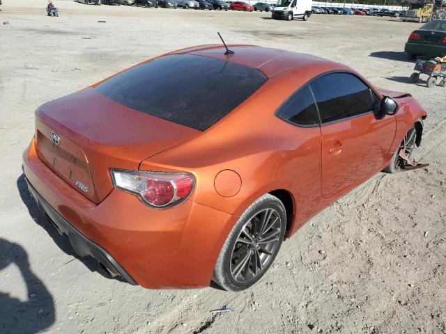 JF1ZNAA18D1716513 - 2013 TOYOTA SCION FR-S ORANGE photo 4