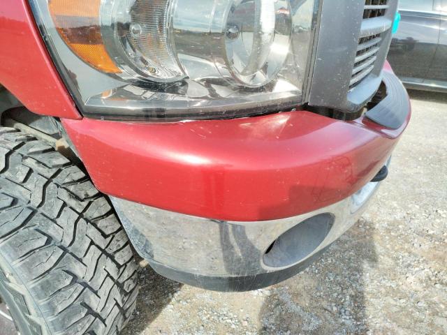 1D7KS28C97J569582 - 2007 DODGE RAM 2500 S BURGUNDY photo 9