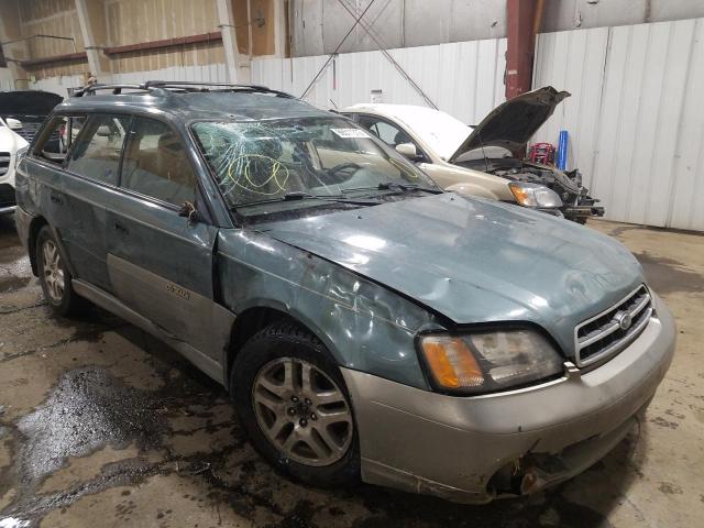 4S3BH6658Y6603035 - 2000 SUBARU LEGACY OUT GREEN photo 1