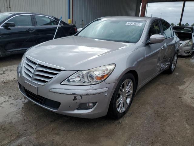 KMHGC4DF0BU136907 - 2011 HYUNDAI GENESIS 4. GRAY photo 2