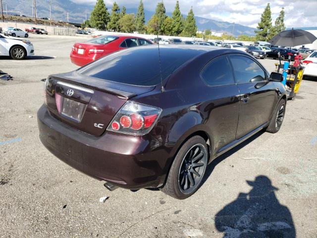 JTKDE167880265346 - 2008 TOYOTA SCION TC PURPLE photo 4