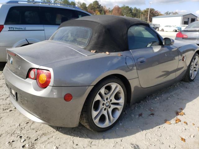 4USBT53443LT21063 - 2003 BMW Z4 3.0 GRAY photo 9