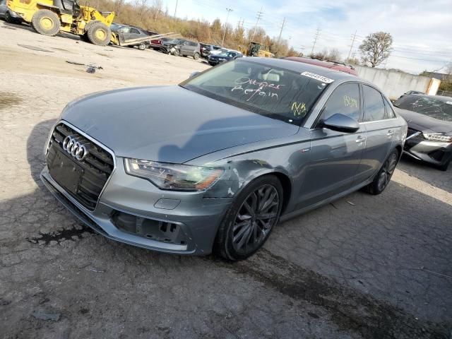 WAUHGBFC4DN080677 - 2013 AUDI A6 PRESTIG GRAY photo 1