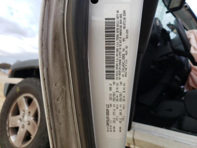 1C4AJWAG4CL102856 - 2012 JEEP WRANGLER S WHITE photo 10