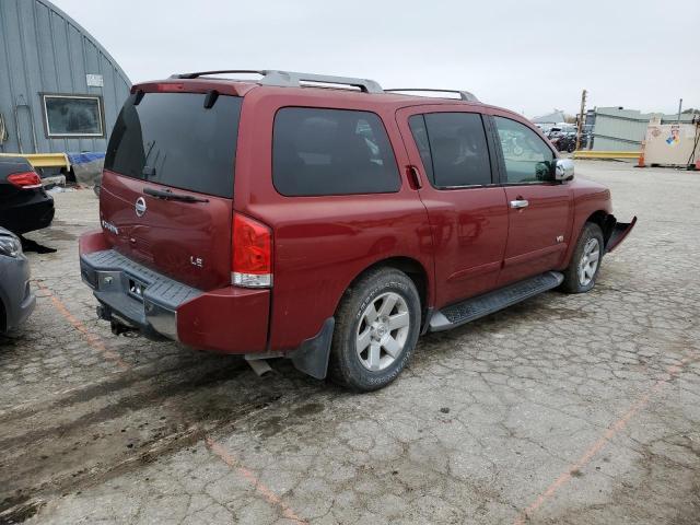 5N1AA08B85N702726 - 2005 NISSAN ARMADA SE RED photo 4