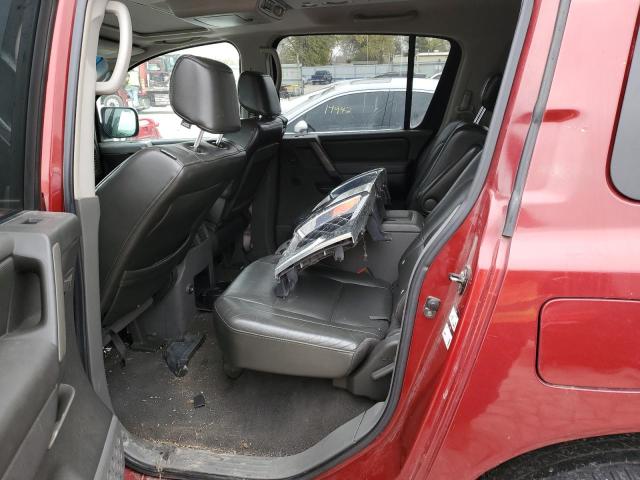 5N1AA08B85N702726 - 2005 NISSAN ARMADA SE RED photo 6