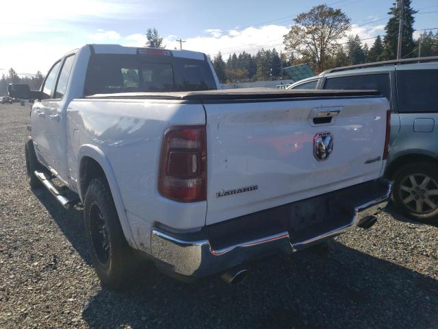 1C6SRFDT8LN280660 - 2020 RAM 1500 LARAM WHITE photo 3