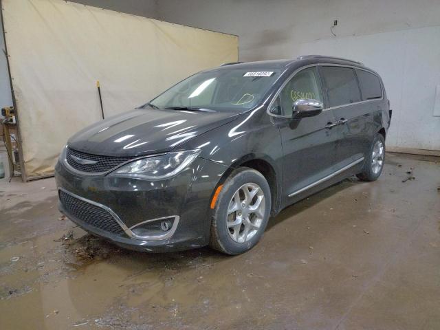2C4RC1GG3KR604822 - 2019 CHRYSLER PACIFICA L BLACK photo 2