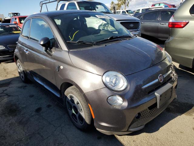 3C3CFFGE5FT623257 - 2015 FIAT 500 ELECTR GRAY photo 1