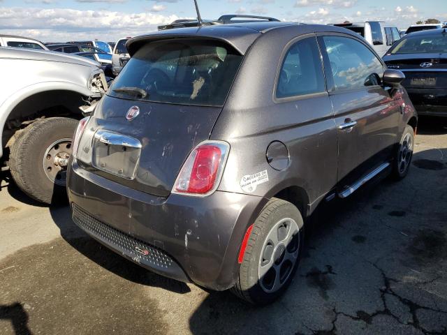 3C3CFFGE5FT623257 - 2015 FIAT 500 ELECTR GRAY photo 4