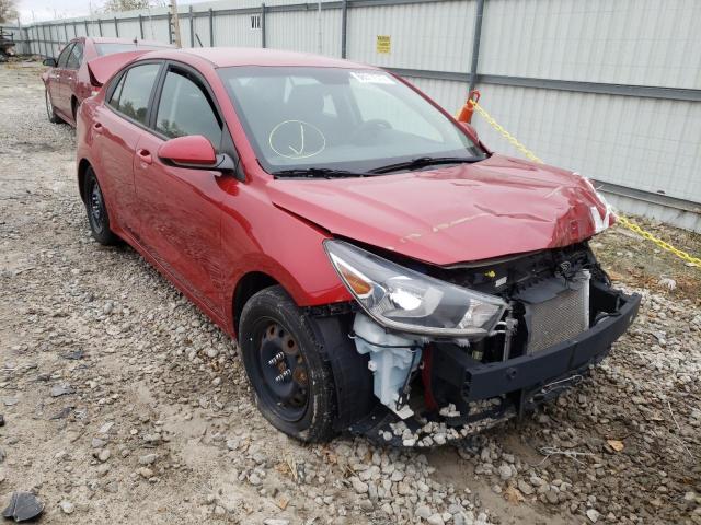 3KPA24ABXKE161150 - 2019 KIA RIO S RED photo 1