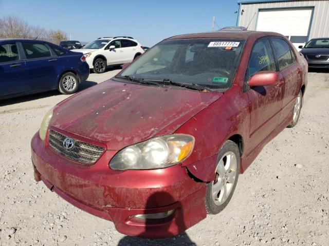 2T1BY30EX5C476977 - 2005 TOYOTA COROLLA XR 栗色 照片 2