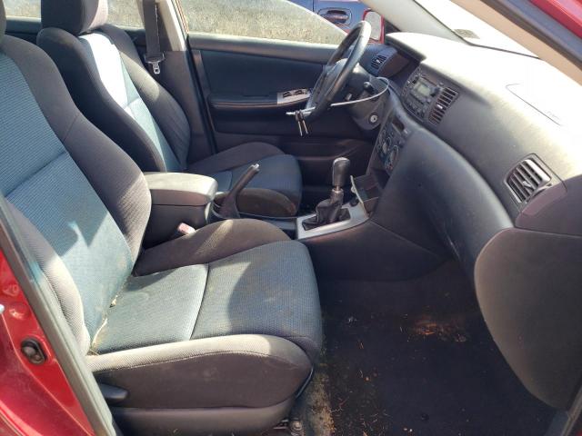 2T1BY30EX5C476977 - 2005 TOYOTA COROLLA XR 栗色 照片 5