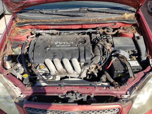 2T1BY30EX5C476977 - 2005 TOYOTA COROLLA XR 栗色 照片 7