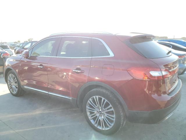 2LMPJ6LR0HBL53907 - 2017 LINCOLN MKX RESERV RED photo 2