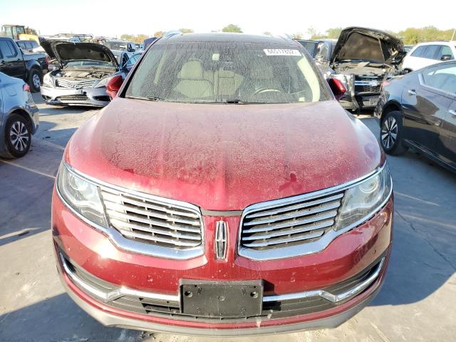 2LMPJ6LR0HBL53907 - 2017 LINCOLN MKX RESERV RED photo 5