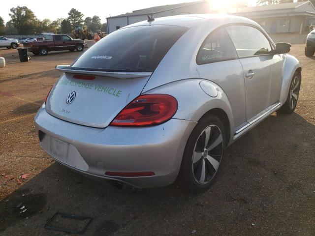 3VWV67AT7DM608829 - 2013 VOLKSWAGEN BEETLE TUR SILVER photo 4