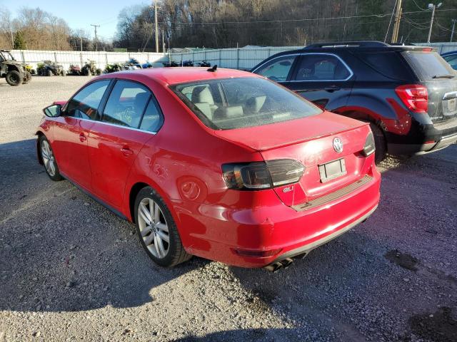 3VW4A7AJ4DM405714 - 2013 VOLKSWAGEN JETTA GLI RED photo 3