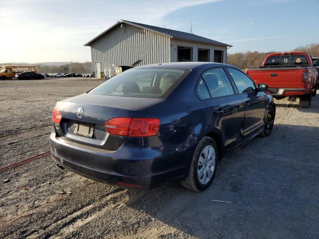 3VW2K7AJ3CM332399 - 2012 VOLKSWAGEN JETTA BASE BLUE photo 4