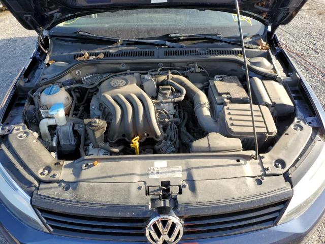 3VW2K7AJ3CM332399 - 2012 VOLKSWAGEN JETTA BASE BLUE photo 7