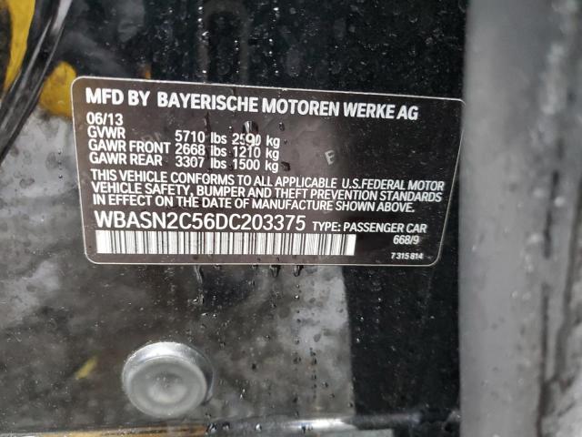 WBASN2C56DC203375 - 2013 BMW 535 IGT BLACK photo 10