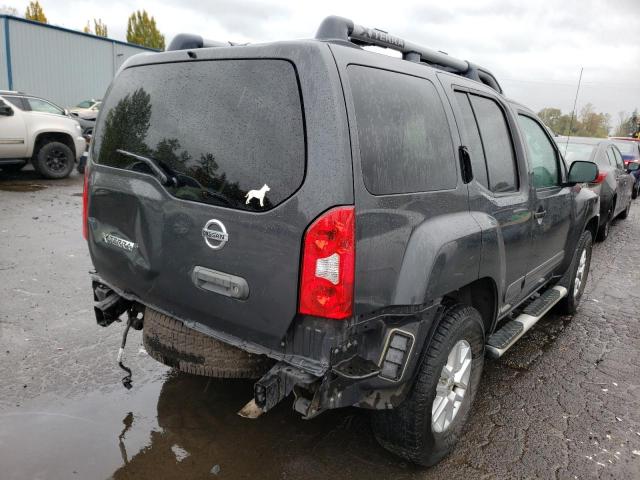 5N1AN0NW9FN660242 - 2015 NISSAN XTERRA X GRAY photo 4