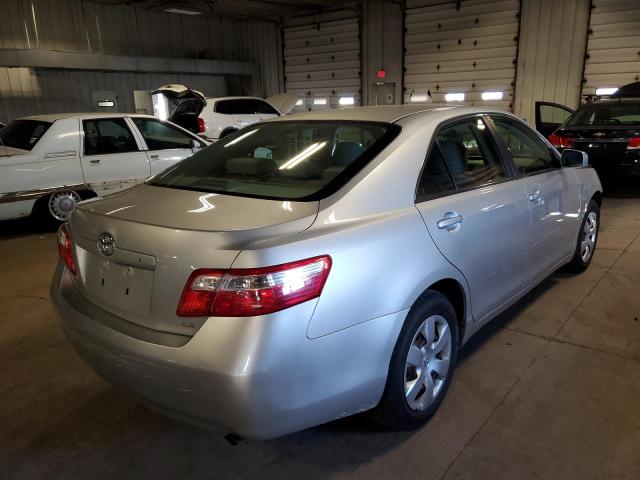 4T4BE46K17R010826 - 2007 TOYOTA CAMRY CE SILVER photo 4