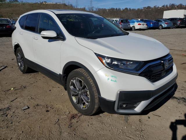 2HKRW2H85LH650736 - 2020 HONDA CR-V EXL WHITE photo 1