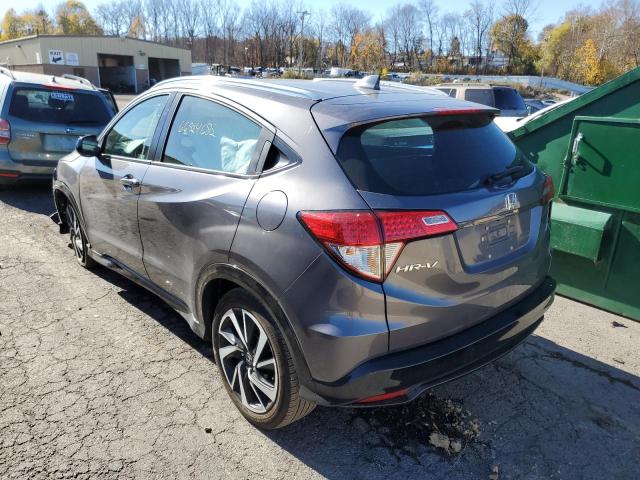 3CZRU6H14LM729433 - 2020 HONDA HR-V SPORT GRAY photo 3