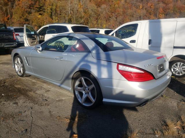 WDDJK7DA4EF024760 - 2014 MERCEDES-BENZ SL 550 SILVER photo 3