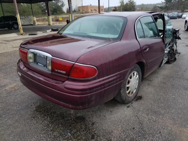 1G4HP52K044101527 - 2004 BUICK LESABRE CU BURGUNDY photo 4