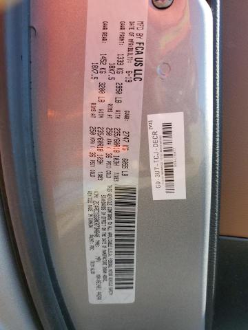 2C4RC1GG0KR734640 - 2019 CHRYSLER PACIFICA L SILVER photo 13