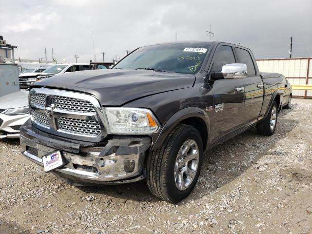 1C6RR6VT1ES287693 - 2014 RAM 1500 LARAM GRAY photo 2