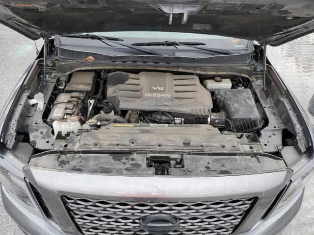 1N6AA1E55KN532195 - 2019 NISSAN TITAN SV GRAY photo 7