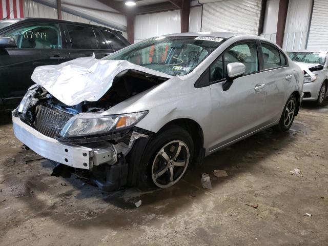 19XFB2F73FE217305 - 2015 HONDA CIVIC SE SILVER photo 2