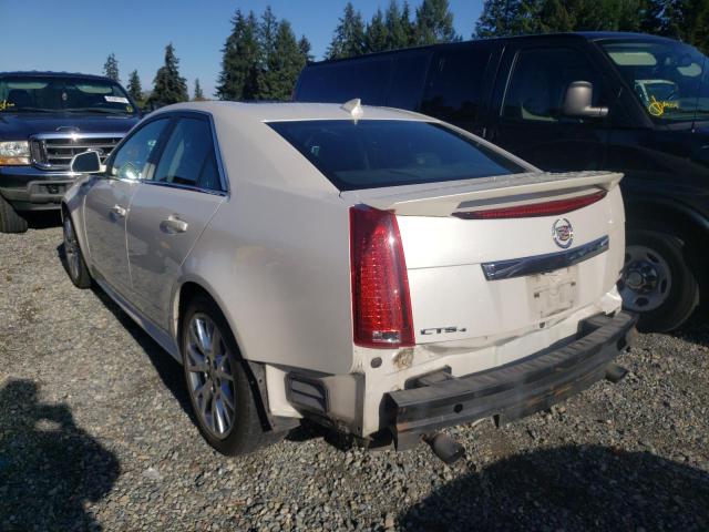 1G6DS5E30C0105060 - 2012 CADILLAC CTS PREMIU WHITE photo 3