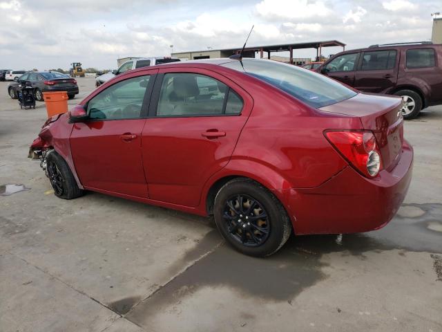 1G1JA5SH5E4214895 - 2014 CHEVROLET SONIC LS RED photo 2