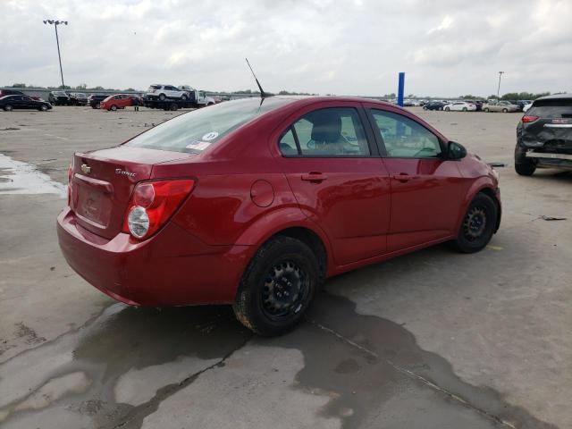 1G1JA5SH5E4214895 - 2014 CHEVROLET SONIC LS RED photo 3