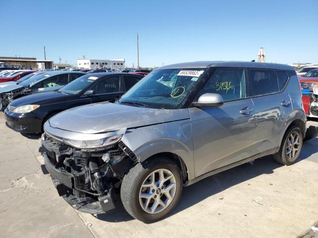 KNDJ23AU1N7810009 - 2022 KIA SOUL LX SILVER photo 1